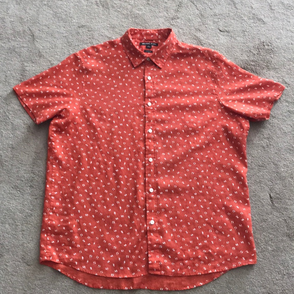 Michael Kors button up casual dress shirt